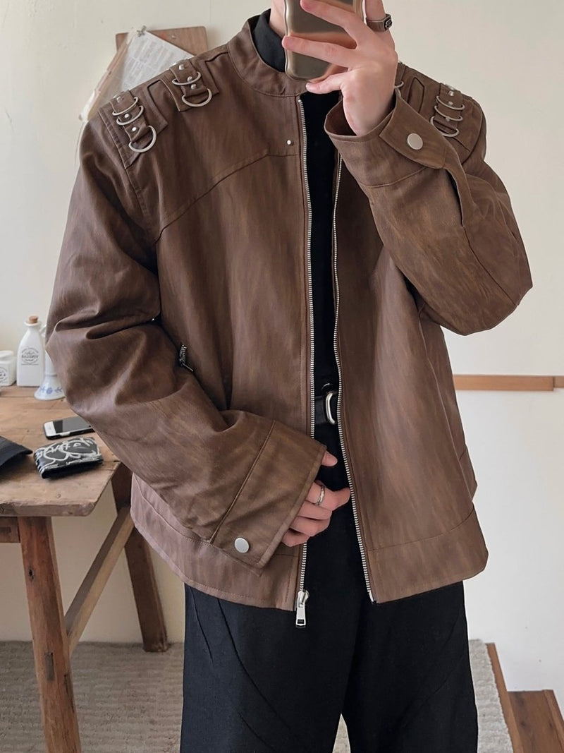 Texture design casual jacket or2377 - ORUN