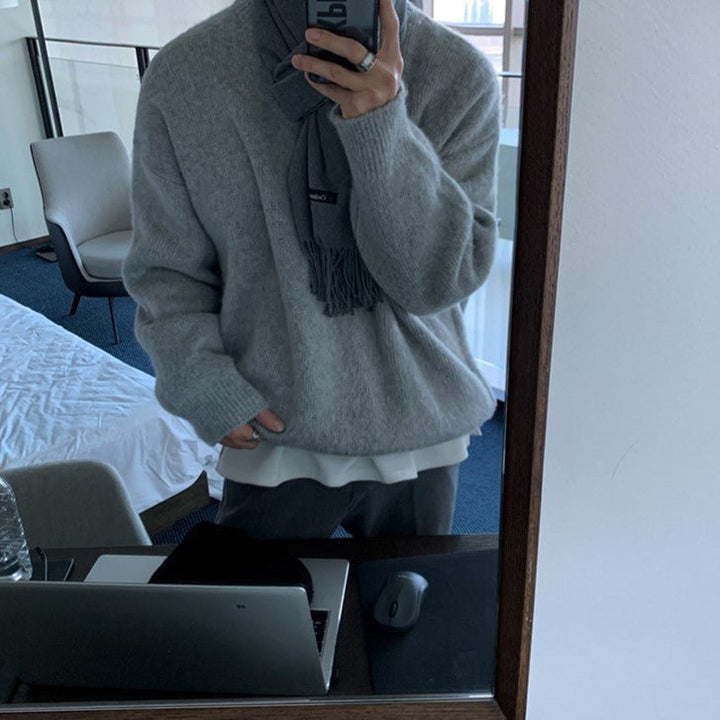 Thick knit sweater or2292 – 韓国メンズファッション通販 - ORUN -