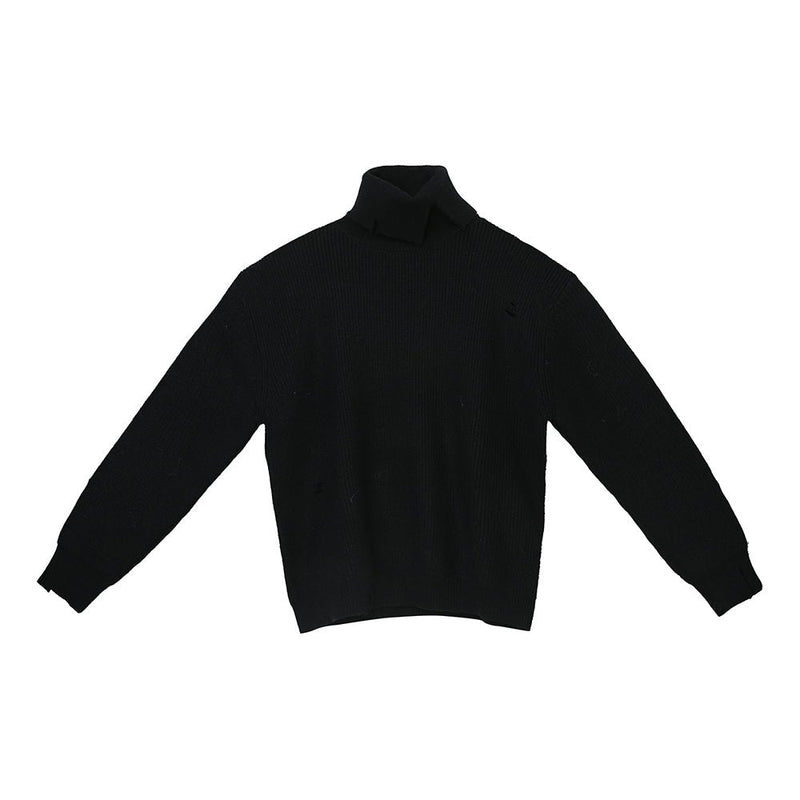 Turtle neck design knit sweater or2244 - ORUN