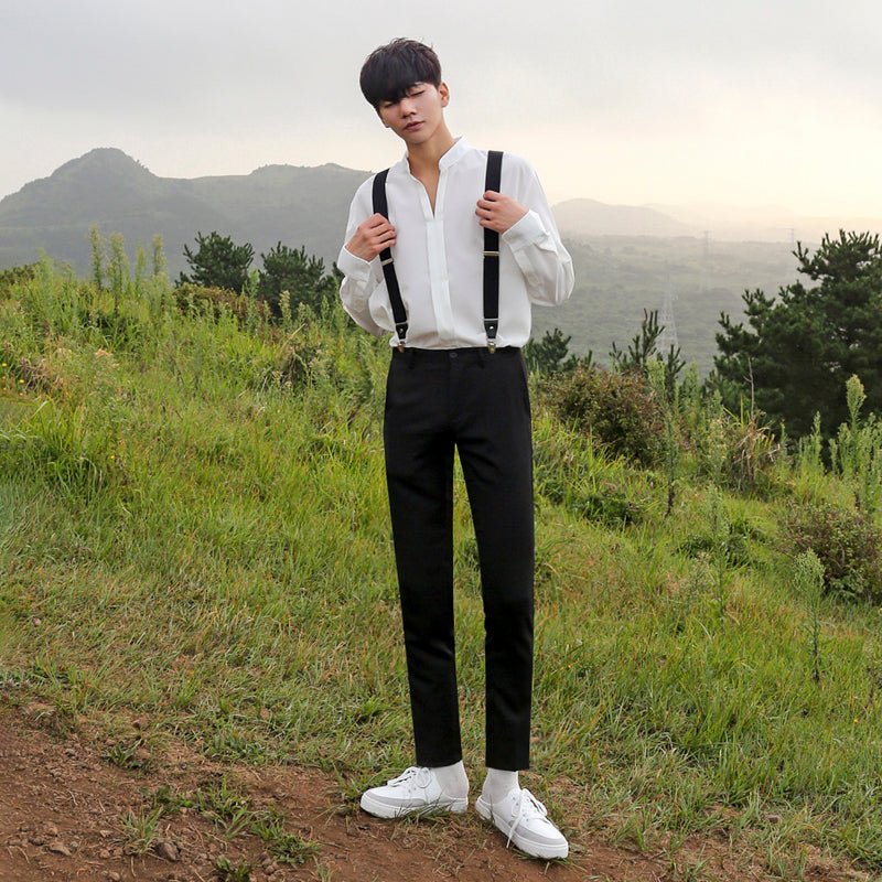 V -neck long -sleeved shirt or1579 - ORUN