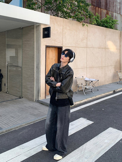 Vintage leather jacket or2167 - ORUN