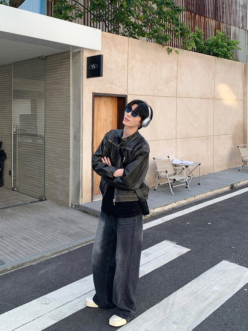 Vintage leather jacket or2167 - ORUN