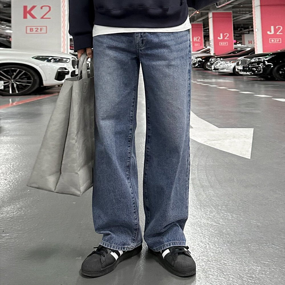 Vintage Wide Denim Pants or1796 – 韓国メンズファッション通販 - ORUN -
