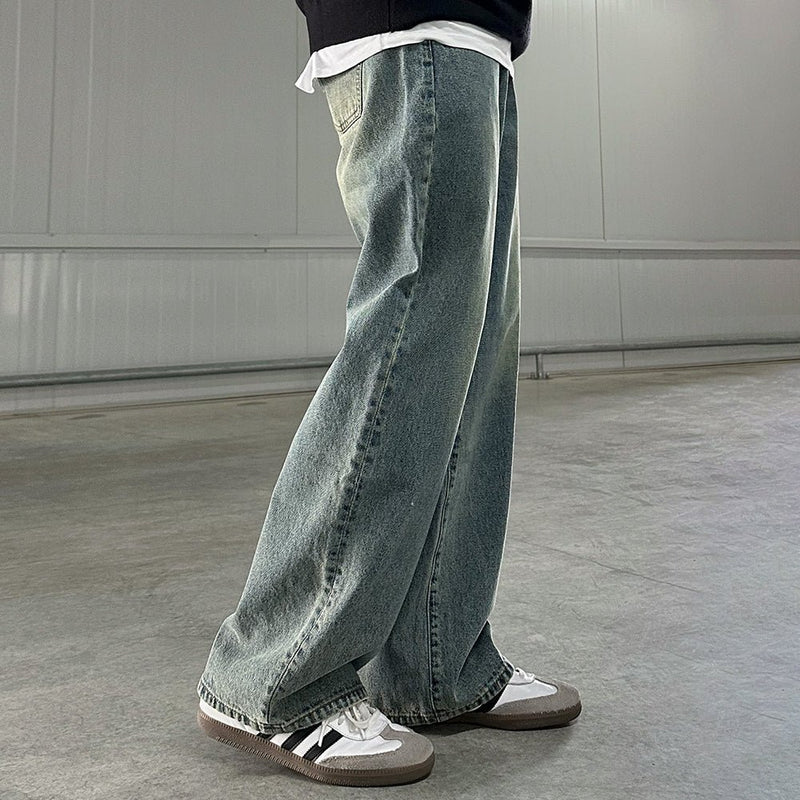Vintage Wide Denim Pants or1796 - ORUN