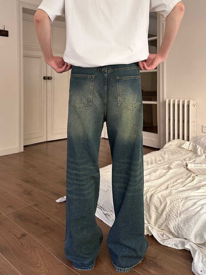 Vintage Wide Denim Pants or2532 – 韓国メンズファッション通販