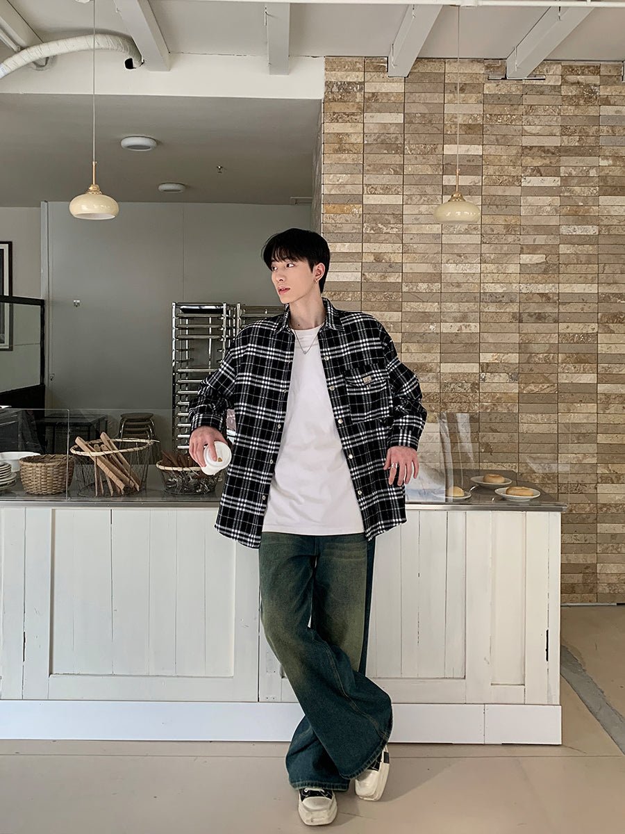 Vintage Wide Denim Pants or2532 – 韓国メンズファッション通販