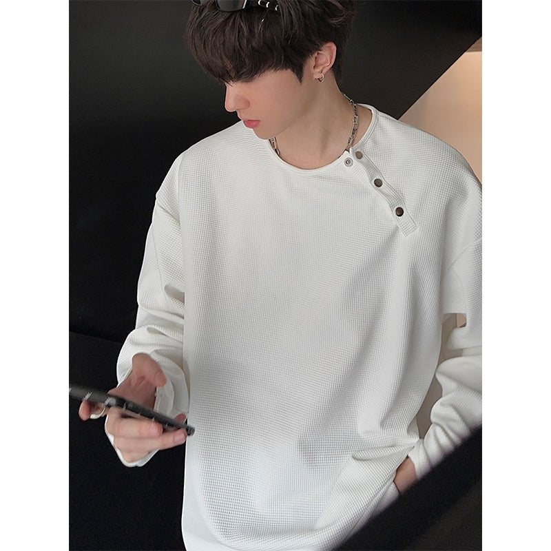 Waffle long -sleeved long T -shirt or2022 - ORUN