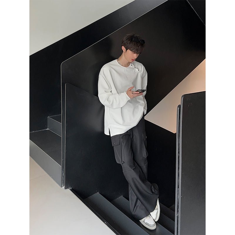 Waffle long -sleeved long T -shirt or2022 - ORUN
