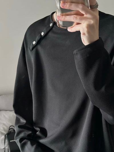 Waffle long -sleeved long T -shirt or2022 - ORUN