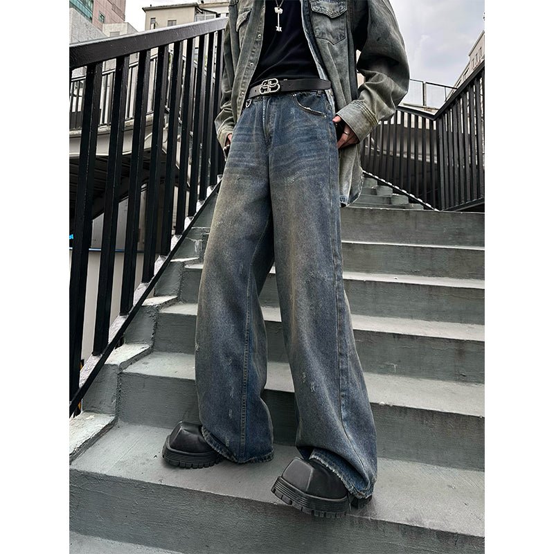 Wide denim straight pants or2006 - ORUN