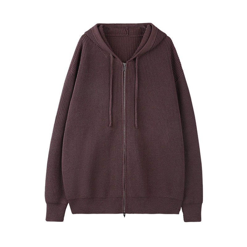 Zipper knit jacket or2409 - ORUN